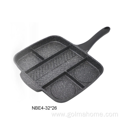 Flat Fry Reversible Roasting Bbq Grill Griddle Pan